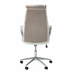 Furnitive Fauteuil de bureau Austinmer - Microfibre / Imitation cuir - Beige / Blanc -Chaises Boutique 1000147208 200812 14125100004 DETAILS P000000001000147208