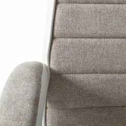 Furnitive Fauteuil de bureau Austinmer - Microfibre / Imitation cuir - Beige / Blanc -Chaises Boutique 1000147208 200812 14125100006 DETAILS P000000001000147208