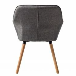 Mørteens Chaise à accoudoirs Lontras - Tissu / Chêne massif - Gris / Chêne -Chaises Boutique 1000159236 210323 15220601473 DETAILS P000000001000159236