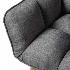 Mørteens Chaise à accoudoirs Lontras - Tissu / Chêne massif - Gris / Chêne -Chaises Boutique 1000159236 210323 15220601476 DETAILS P000000001000159236