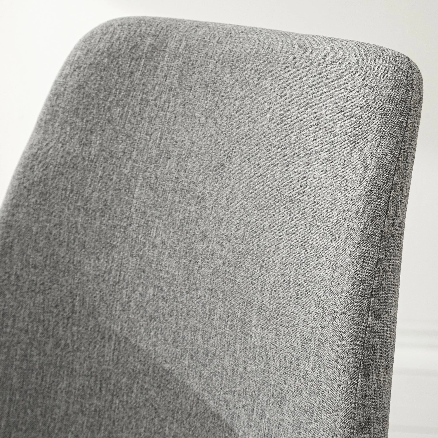 Fredriks Chaise capitonnée Molong - Tissu / Métal - Gris / Noir 9 Fredriks Chaise capitonnée Molong - Tissu / Métal - Gris / Noir – Image 7