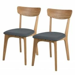 Mørteens Chaises Wingen (lot de 2) - Gris