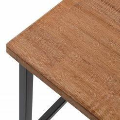 Ars manufacti Chaises Manchester II (lot de 2) - Acacia massif / Métal - Acacia / Noir -Chaises Boutique 1000164684 191010 11422400006 DETAILS P000000001000164684