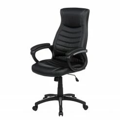 Duo Collection Fauteuil de direction Montreal - Imitation cuir / Matière plastique - Noir