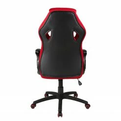 Duo Collection Fauteuil de direction Samu - Imitation cuir / Matière plastique - Noir / Rouge -Chaises Boutique 1000168573 190403 07190100032 GALLERYIMAGES P000000001000168573