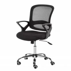 Loftscape Chaise pivotante Douglin - Mesh / Matière plastique - Noir / Argenté