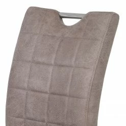 Loftscape Chaises cantilever Lopten II (lot de 2) - Imitation cuir / Acier - Chrome -Chaises Boutique 1000171105 190418 11493400108 GALLERYIMAGES P000000001000171105