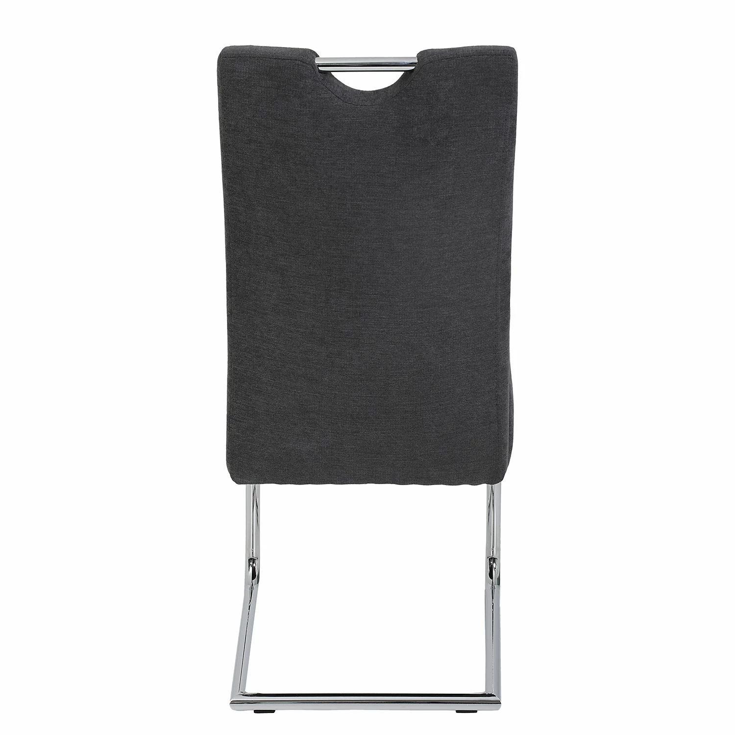 Loftscape Chaises cantilever Lopten I (lot de 2) - Tissu / Acier - Chrome 6 Loftscape Chaises cantilever Lopten I (lot de 2) - Tissu / Acier - Chrome – Image 4