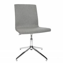 Topstar Chaise de bureau Cube I - Tissu / Acier - Chrome - Gris clair -Chaises Boutique 1000173802 190517 10330500062 GALLERYIMAGES P000000001000173802
