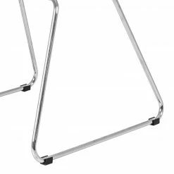 Tenzo Chaises Gina VI (lot de 2) - Imitation cuir / Métal - Gris / Chrome -Chaises Boutique 1000175505 190614 06463600009 GALLERYIMAGES P000000001000175505