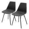 Tenzo Chaises capitonnées Alice (lot de 2) - Tissu / Métal - Chrome - Anthracite 1 Tenzo Chaises capitonnées Alice (lot de 2) - Tissu / Métal - Chrome - Anthracite -Chaises Boutique 1000175519 200130 06014500001 IMAGE P000000001000175519