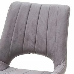 Loftscape Chaises Gingin (lot de 2) - Microfibre / Métal - Anthracite / Chrome - Gris clair 12 Loftscape Chaises Gingin (lot de 2) - Microfibre / Métal - Anthracite / Chrome - Gris clair -Chaises Boutique 1000176433 190701 15483500028 GALLERYIMAGES P000000001000176433