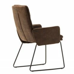 Red Living Chaise à accoudoirs Parks - Marron vintage -Chaises Boutique 1000176445 210302 08270900022 DETAILS P000000001000176445