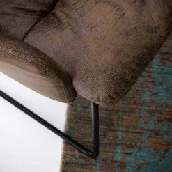 Red Living Chaise à accoudoirs Parks - Marron vintage -Chaises Boutique 1000176445 210302 08272400028 DETAILS P000000001000176445