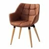 Mørteens Chaise à accoudoirs Lamppi - microfibre / Chêne massif - Microfibre Colby: Cognac vintage - 1 chaise 1 Mørteens Chaise à accoudoirs Lamppi - microfibre / Chêne massif - Microfibre Colby: Cognac vintage - 1 chaise -Chaises Boutique 1000176715 200107 15382300026 IMAGE P000000001000176715