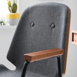 Studio Copenhagen Chaise de bureau pivotante Ganalu I - Tissu / acier -Chaises Boutique 1000176722 190614 12071800119 GALLERYIMAGES P000000001000176722