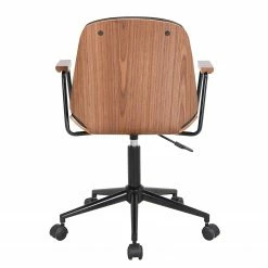 Mørteens Chaise de bureau pivotante Ganalu II - Imitation cuir - Noir / Noyer 13 Mørteens Chaise de bureau pivotante Ganalu II - Imitation cuir - Noir / Noyer -Chaises Boutique 1000176723 190614 12071900124 GALLERYIMAGES P000000001000176723