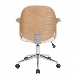 Mørteens Chaise de bureau pivotante Kinnula - Imitation cuir - Frêne / Blanc -Chaises Boutique 1000176724 190614 12072000133 GALLERYIMAGES P000000001000176724