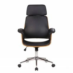 Studio Copenhagen Fauteuil de direction Zevia - Noir / Noyer -Chaises Boutique 1000176736 190614 12073100211 GALLERYIMAGES P000000001000176736