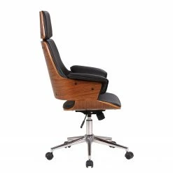 Studio Copenhagen Fauteuil de direction Zevia - Noir / Noyer -Chaises Boutique 1000176736 190614 12073100212 GALLERYIMAGES P000000001000176736