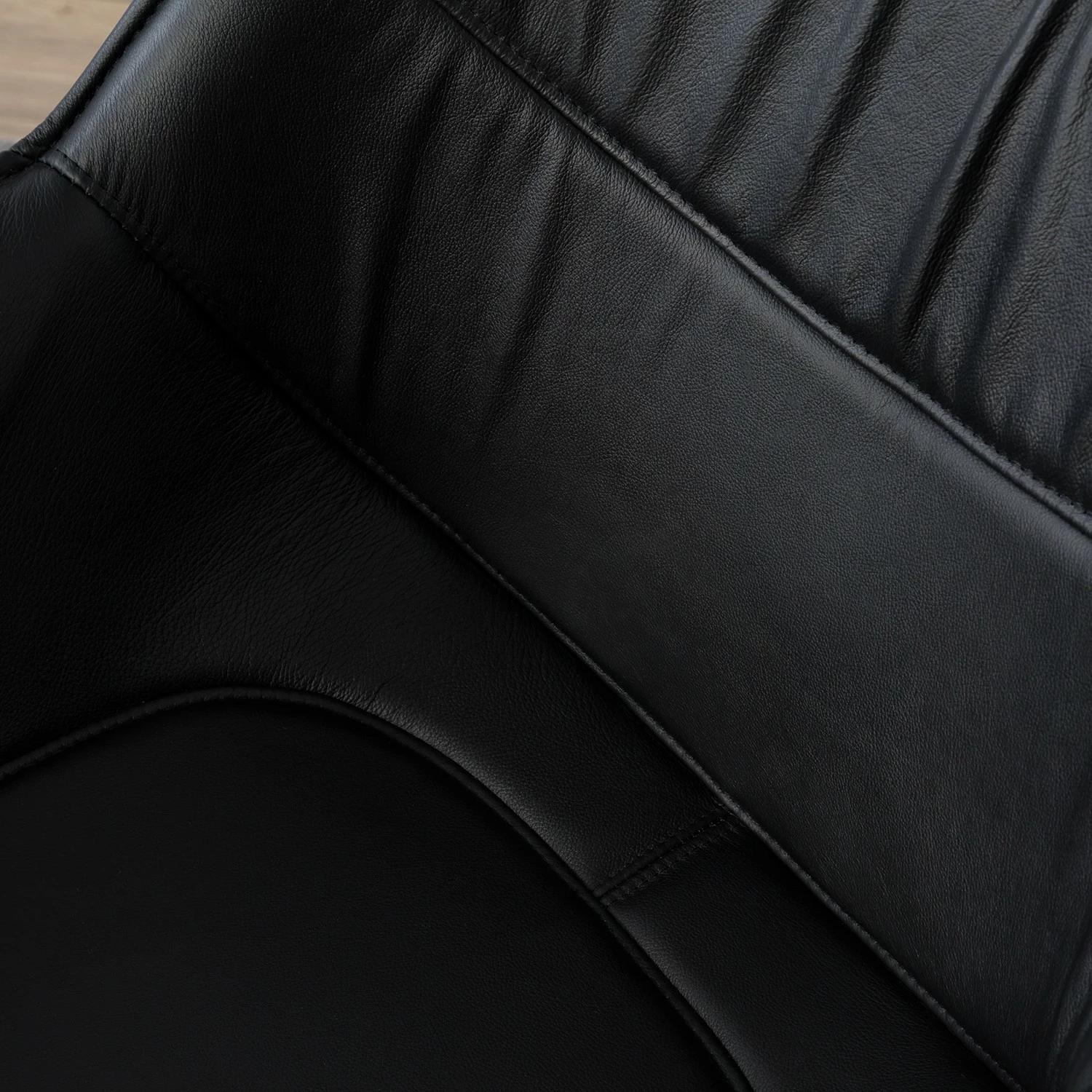 Studio Copenhagen Chaise de salle à manger Balimo - Cuir véritable / Métal - Noir 13 Studio Copenhagen Chaise de salle à manger Balimo - Cuir véritable / Métal - Noir – Image 11