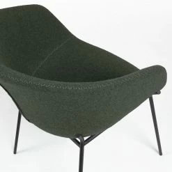 Norrwood Chaises à accoudoirs Baxa I - Feutre / Acier - Vert foncé -Chaises Boutique 1000176897 190614 06442200054 GALLERYIMAGES P000000001000176897