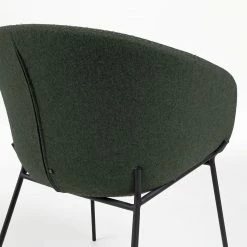 Norrwood Chaises à accoudoirs Baxa I - Feutre / Acier - Vert foncé -Chaises Boutique 1000176897 190614 06442200056 GALLERYIMAGES P000000001000176897