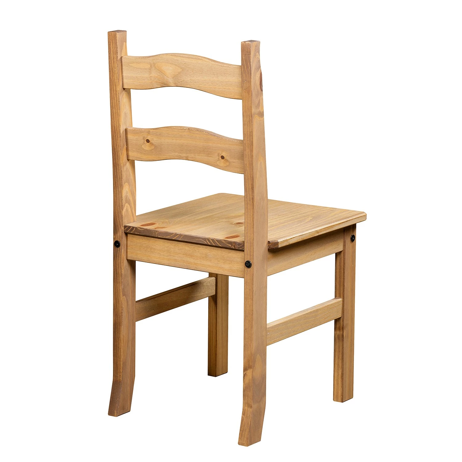 Maison Belfort Chaises Finca Rustica (lot de 2) - Pin massif - Epicéa naturel 7 Maison Belfort Chaises Finca Rustica (lot de 2) - Pin massif - Epicéa naturel – Image 5