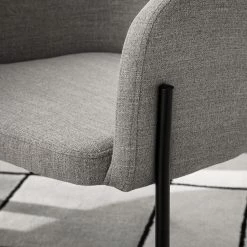 Mørteens Chaises à accoudoirs Menly - Tissu / Métal - Noir - Gris 28 Mørteens Chaises à accoudoirs Menly - Tissu / Métal - Noir - Gris -Chaises Boutique 1000179460 200122 12294700018 DETAILS P000000001000179460