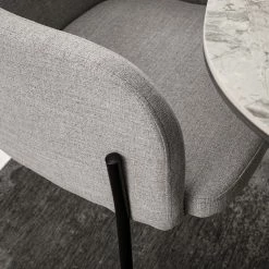 Mørteens Chaises à accoudoirs Menly - Tissu / Métal - Noir - Gris 30 Mørteens Chaises à accoudoirs Menly - Tissu / Métal - Noir - Gris -Chaises Boutique 1000179460 200122 12294700020 DETAILS P000000001000179460