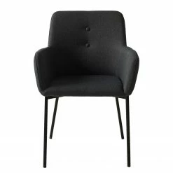 Mørteens Chaises à accoudoirs Mehle - Tissu / Métal - Noir - Anthracite -Chaises Boutique 1000179467 200131 13342900042 DETAILS P000000001000179467