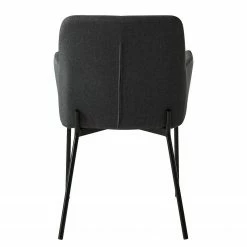 Mørteens Chaises à accoudoirs Mehle - Tissu / Métal - Noir - Anthracite -Chaises Boutique 1000179467 200131 13342900044 DETAILS P000000001000179467