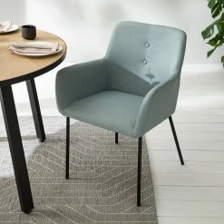 Mørteens Chaises à accoudoirs Mehle - Tissu / Métal - Noir - Vert menthe 18 Mørteens Chaises à accoudoirs Mehle - Tissu / Métal - Noir - Vert menthe -Chaises Boutique 1000179473 200310 11380600046 MOOD DETAILS P000000001000179473 mood