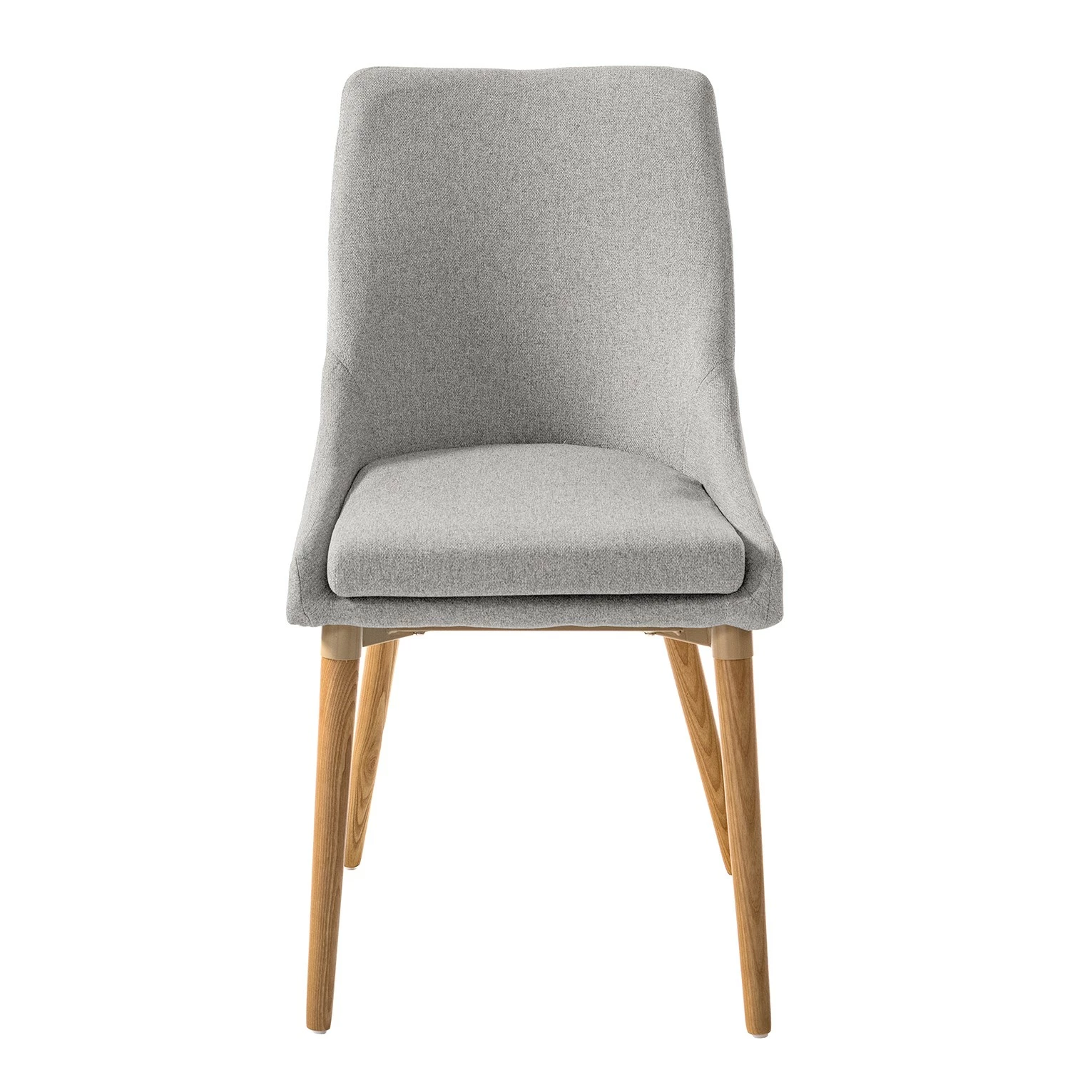 Mørteens Chaises Brea (lot de 2) - Tissu / Frêne massif - Frêne - Gris clair 7 Mørteens Chaises Brea (lot de 2) - Tissu / Frêne massif - Frêne - Gris clair – Image 5