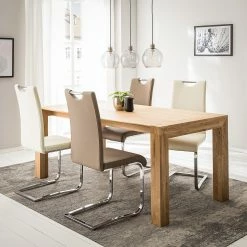 Fredriks Chaises cantilever Nevia I - Imitation cuir / Métal - Chrome - Cuir synthétique Aleli: Créme - Lot de 2 17 Fredriks Chaises cantilever Nevia I - Imitation cuir / Métal - Chrome - Cuir synthétique Aleli: Créme - Lot de 2 -Chaises Boutique 1000183823 200206 06303500053 MOOD DETAILS P000000001000183823 mood