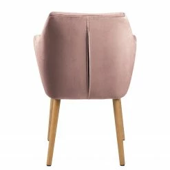 Mørteens Chaises à accoudoirs Nicholas VI - Velours / Chêne massif - 1 chaise -Chaises Boutique 1000183898 190911 16492300004 DETAILS P000000001000183898