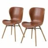 Mørteens Chaises Livaras IV - Imitation cuir / Chêne massif - Marron vintage - Lot de 2 1 Mørteens Chaises Livaras IV - Imitation cuir / Chêne massif - Marron vintage - Lot de 2 -Chaises Boutique 1000183907 190911 16492400042 IMAGE P000000001000183907
