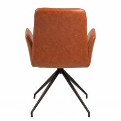 Fredriks Chaise à accoudoirs Mailly II - rotatif - Imitation cuir / Acier - Marron / Noir 16 Fredriks Chaise à accoudoirs Mailly II - rotatif - Imitation cuir / Acier - Marron / Noir -Chaises Boutique 1000184099 200706 13401100004 DETAILS P000000001000184099