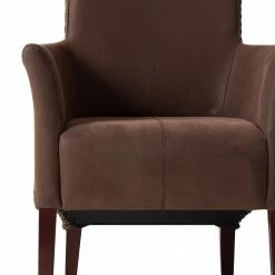 Ars Natura Chaises à accoudoirs Esquina - Imitation cuir / Rotin - Marron vintage / Marron clair chiné 21 Ars Natura Chaises à accoudoirs Esquina - Imitation cuir / Rotin - Marron vintage / Marron clair chiné -Chaises Boutique 1000184165 200206 10111300009 DETAILS P000000001000184165