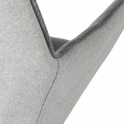 Fredriks Chaise de bureau pivotante Skabu - Tissu / Métal - Chrome - Gris -Chaises Boutique 1000184188 200207 09400300007 DETAILS P000000001000184188