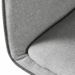 Fredriks Chaise de bureau pivotante Skabu - Tissu / Métal - Chrome - Gris -Chaises Boutique 1000184188 200207 09400300009 DETAILS P000000001000184188