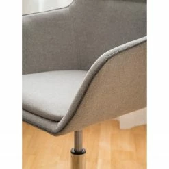 Fredriks Chaise de bureau pivotante Skabu - Tissu / Métal - Chrome - Gris -Chaises Boutique 1000184188 200909 06272900002 DETAILS P000000001000184188