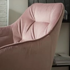 Jack & Alice Chaises à accoudoirs Tilly - Velours / Métal - Noir - Rose vieilli -Chaises Boutique 1000184191 200414 13030700005 DETAILS P000000001000184191