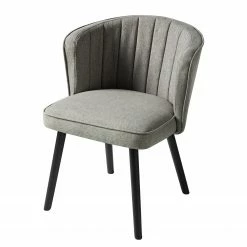 Mørteens Chaise capitonnée Sollia - Tissu / Hêtre massif - Noir - Gris 19 Mørteens Chaise capitonnée Sollia - Tissu / Hêtre massif - Noir - Gris -Chaises Boutique 1000184194 200207 09401200058 DETAILS P000000001000184194