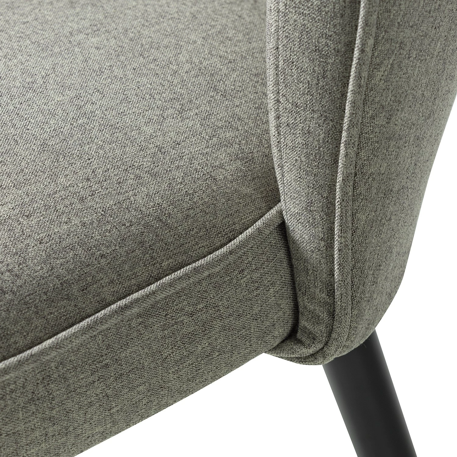 Mørteens Chaise capitonnée Sollia - Tissu / Hêtre massif - Noir - Gris 10 Mørteens Chaise capitonnée Sollia - Tissu / Hêtre massif - Noir - Gris – Image 8