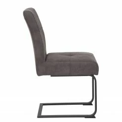 Loftscape Chaises cantilever Onlay (lot de 2) - Microfibre/ Acier - Noir -Chaises Boutique 1000184874 190826 17314900121 DETAILS P000000001000184874