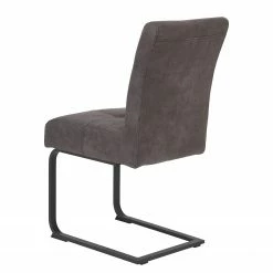 Loftscape Chaises cantilever Onlay (lot de 2) - Microfibre/ Acier - Noir -Chaises Boutique 1000184874 190826 17314900124 DETAILS P000000001000184874