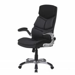 Fredriks Fauteuil de direction Bigbee - Imitation cuir - Noir