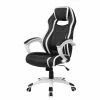 Furnitive Gaming Chair Meon - Imitation cuir / Matière plastique - Noir / Blanc mat