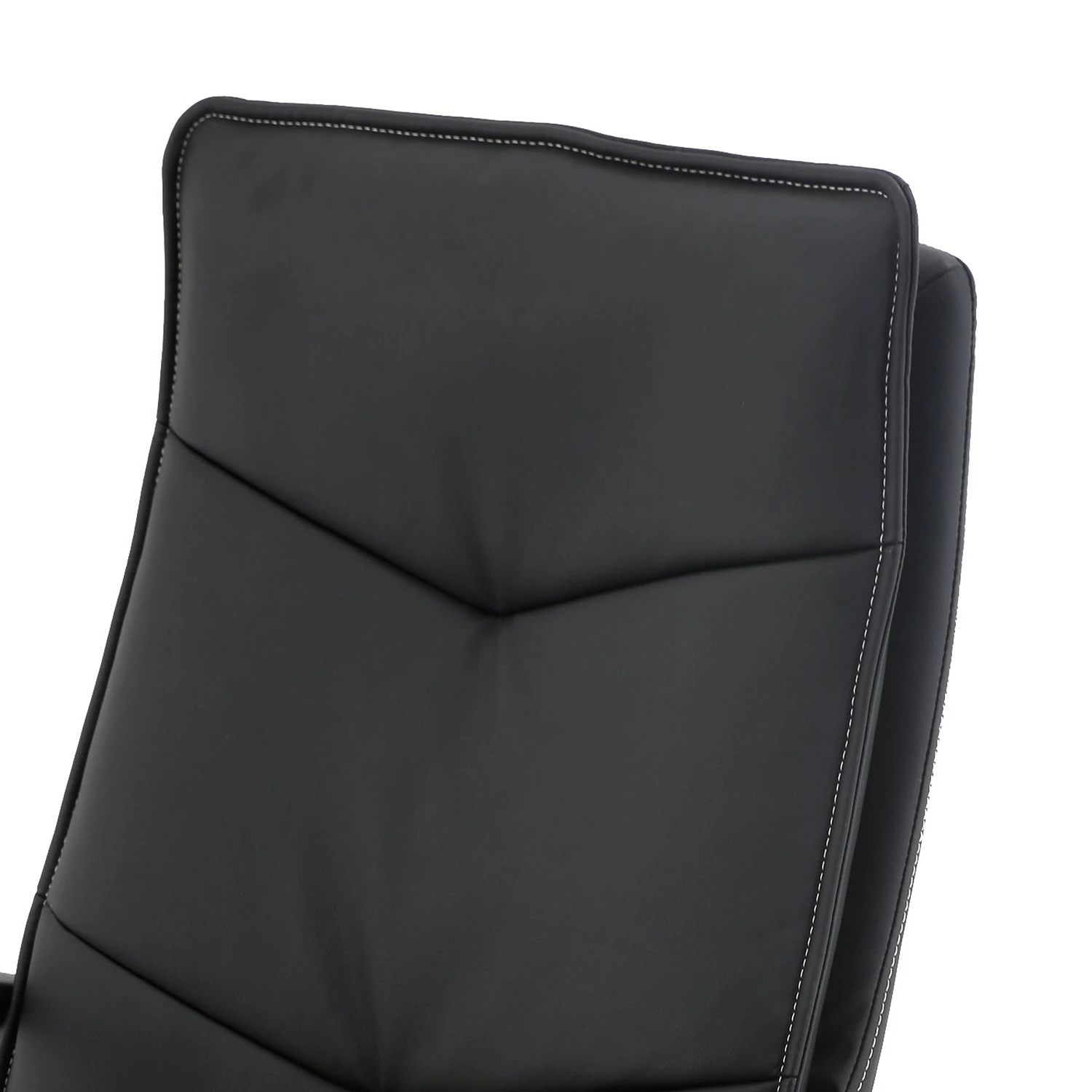 Fredriks Chaise de bureau Rhos - Imitation cuir / Matière plastique - Noir 4 Fredriks Chaise de bureau Rhos - Imitation cuir / Matière plastique - Noir – Image 2